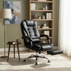 Cadeira de Escritório Ergonômica Reclinável Presidente Gamer Mesh OU Couro Giratória Encosto Ajustável