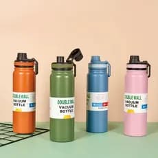 Garrafa Termica Inox Agua Cafe Cha Academia Escolar Trabalho 550ml 750ml 900ml