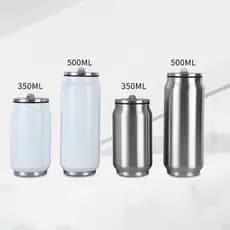 Copo Latinha Térmica em Aço Inoxidável para Sublimação 350ml | Caneca Personalizável Parede Dupla