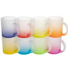 Caneca Chopp Vidro Jateado Sublimacao 325ml 475ml Xicara Cerveja Para Personalizar