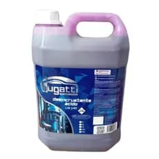 Desincrustante Ácido Roxinho Limpa Baú Ativado Limpeza Pesada 1x40 Bugatti 5L