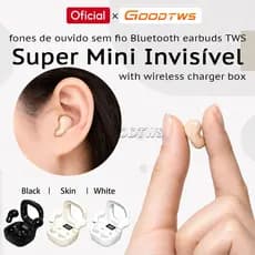 Invisíveis Mini fones de ouvido sem fio Bluetooth Para Dormir earphone SK19 cancelamento de ruído