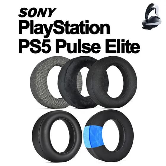 1 Par Almofadas De Fone De Ouvido Para Sony PlayStation PS5 Pulse Elite Sem Fio Earmuffs