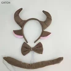 Capture Animal Leite Orelha Headwear Gado Leiteiro Vaca Hairband Festa Favor Traje Cosplay Você