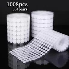 KIT 504 pares 1,5CM Adesivo Pontos De Velcro círculo redondo bolinha dupla face papelaria pedagógico