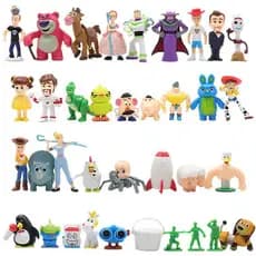 Anime Toy Story Woody Buzz Lightyear BO PEEP Lotso Figuras Miniaturas Bonecas Jessie Rex Kit De Brinquedos Infantis