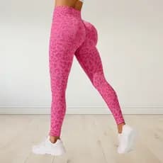Jinsi 10 cores estampa de leopardo sem costura calças de ioga Fitness Leggings esportivas ao ar livre