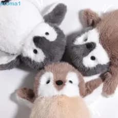 Brinquedo de Pelúcia Pinguim AROMA1, Animal Macio, Boneca Urso Polar Kawaii MXUO