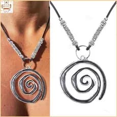 Colar Abstrato Pingente Exagerado Moda Choker EIBC