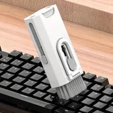 Kit Escovas Limpeza Detalhada Teclado Celular Notebook Fone Tablet Removedor Poeira Cantos Difíceis