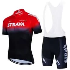 12203 STRAVA Camisa de ciclismo para bicicleta ao ar livre Homens Mulheres de manga curta Road Mountain Bike Ciclismo Eq