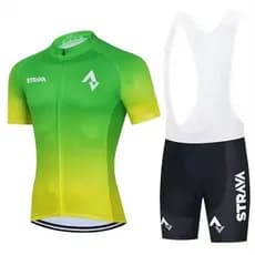 12204 STRAVA Camisa de ciclismo para bicicleta ao ar livre Homens Mulheres de manga curta Road Mountain Bike Ciclismo Eq