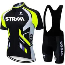 12212 STRAVA camisa de ciclismo manga curta terno cinta ciclismo terno calças bicicleta equipe versão secagem rápida res