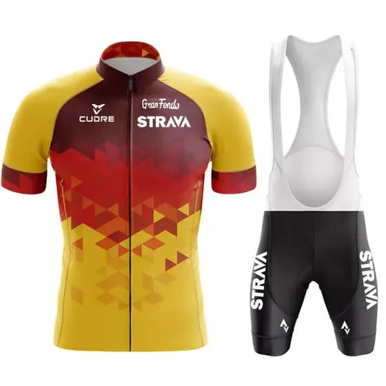 04292 Camisa de ciclismo Tour de France Bicicleta Terno de manga curta Transpiração Absorção de umidade Com