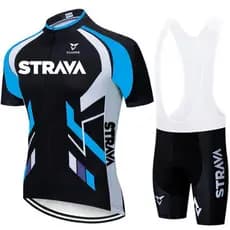 04293 Camisa de ciclismo de manga curta com alça de terno de ciclismo calças versão da equipe de bicicleta de secagem rá