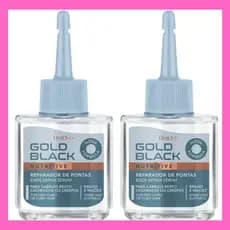 Kit Amend Gold Black Reparador de Pontas para Cabelos Cacheados – 2 Unidades