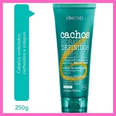 AMEND CACHOS LEAVE-IN CABELOS ONDULADOS OU COM CACHOS ABERTOS 250G
