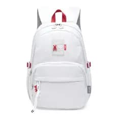 Mochila Bolsa Feminina Juvenil Yupe Resistente Branca Básica