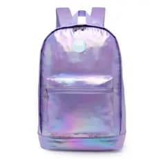 Mochila Escolar Yupe Feminina Juvenil Resistente Lilás