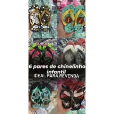 kit 6 pares de chinelo infantil atacado chinelo estilo havaiana infantil sortidos