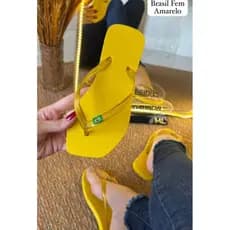 Chinelo feminino estilo Glitter dia a dia, inspiração havaiana, cores variadas, Rosa neon, sandália plana, uso casual