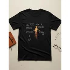 Camiseta Cachorro Caramelo Unissex As Vezes Nem A Minha Opinião Importa Camisa Masculina Feminina Deboche