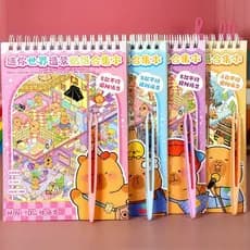 Adesivos 3d Miniatura Cenário De Paisagismo Kawaii Fofo DIY Scrapbooking-CAPIVARA