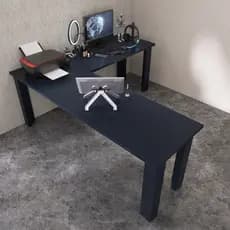 Mesa em L 110x110 Industrial – Mesa para Notebook, PC e Estudos | Design Moderno