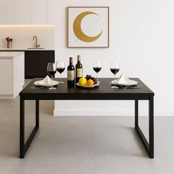 Mesa Industrial 120x80 cm Robusta e Resistente – Perfeita para Jantar e Escritório