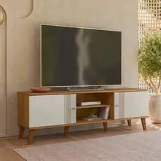Rack Estante Denver 160cm TV até 65 Polegadas Multifuncional com Portas Peternella Móveis