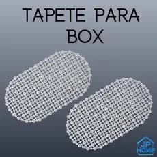 Tapete De Box Banheiro Antiderrapante Com Ventosa Silicone Transparente Segurança