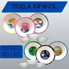 Prato Infantil Tigela Bebês Meninos Meninas 15,5cm Papinha