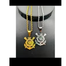 corrente do Corinthians aço inoxidável