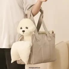 Bolsa Tipo Moda Portátil Gato Fora Com Cachorro Cruzada Animal De Estimação Mochila Respirável Ninhada Para