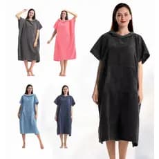 Poncho robe toalha, roupão de Atoalhado De Algodão poncho surfista robe natação mergulho praia
