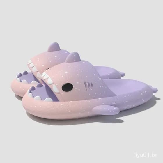 Novo produto pronto estoque verão tubarão chinelos masculinos eva desodorante chinelos de sola grossa masculino feminino