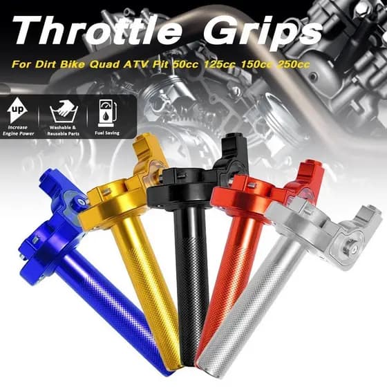 Punho Rapido Universal Acelerador Alumínio Velocross Anodizado  De 22mm Cnc