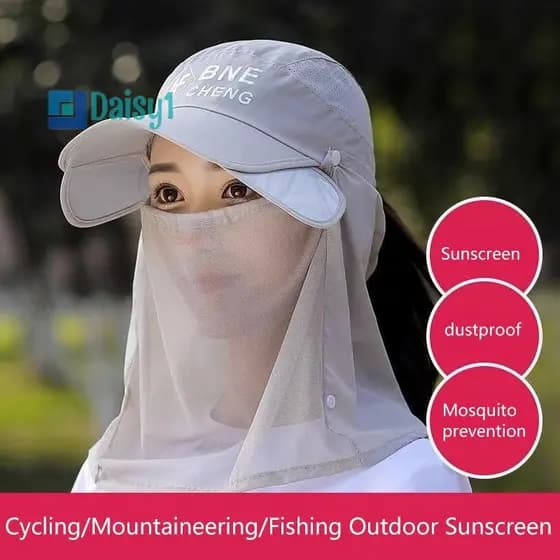Daisy1 Chapéu De Sol De Verão Removível Ajustável De Cor Sólida Para Mulheres Moda Boné De Proteção UV Esportes Ao Ar Li
