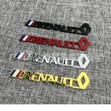 Para O Logotipo KOLEOS Renault Adesivo Com Da Letra Em Inglês Emblema Do Porta-Malas Traseiro Crachá Metálico 3D Decoraç