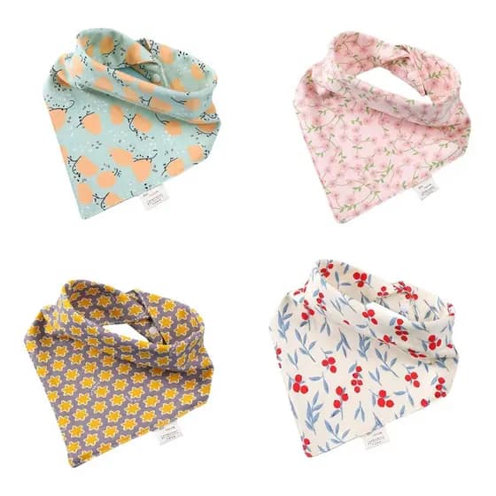 hi Baby Babadores De Baba Cachecol Triangular Super Absorvente Para Dentição E Banho De Alimentação Meninos Meninas De 0