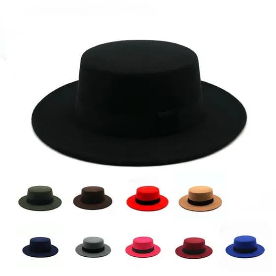 Fedora homem lã sintética Europa e EUA outono/inverno chapéu