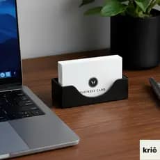 Porta Cartão de Visita Moderno Organizador de Mesa Escritório Design Minimalista Suporte de Cartão