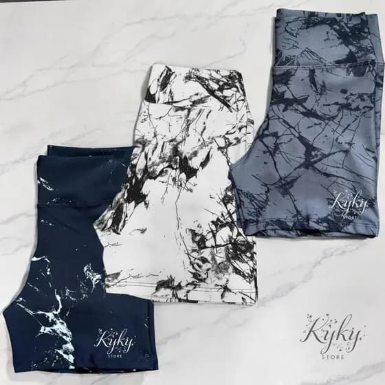 Kit 3 Shorts Shortinho Academia Feminino Zero Transparência Roupa Fitness Zero Transparência Ioga