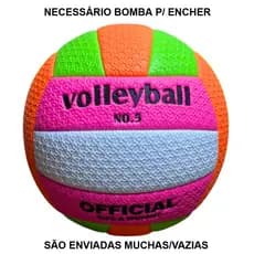 Bola de Vôlei Costurada Alta Qualidade – Praia/Areia/Quadra | Toque Macio Profissional