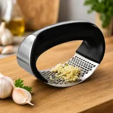 Espremedor Amassador Triturador Alho Inox Manual Resistente Cozinha