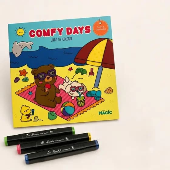 Livro de Colorir 48 Páginas Folhas Com Desenhos Infantis