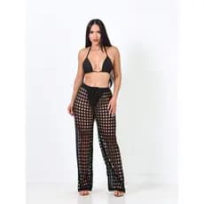 Calça Saida De Praia Tricot modelo ana castella Verão Top  2026