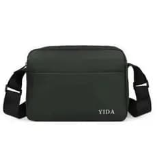Bolsa mensageiro masculina de nylon à prova d'água.