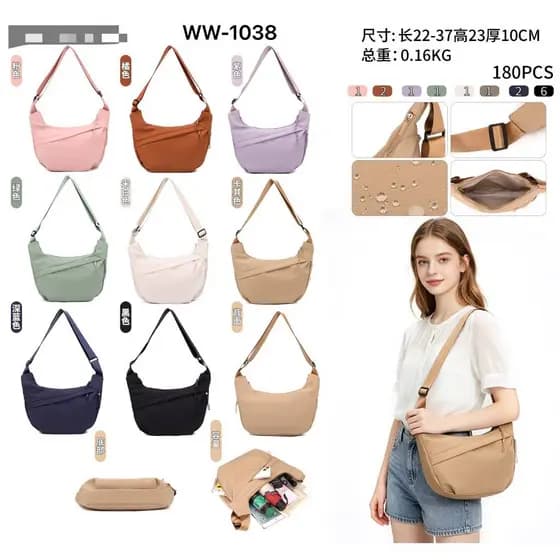 Bolsa Transversal Unissex Passeios ww-1037 ww-1038