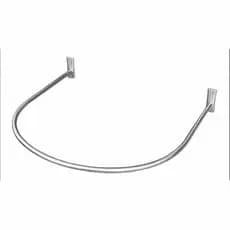 Provador Arco de Parede 90x90 Suporte Para Cortina Provador Loja Boutique Dourado Prata Rose Preto